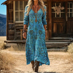 Betsy | Vintage-Inspired Long Sleeve Floral Dress 2