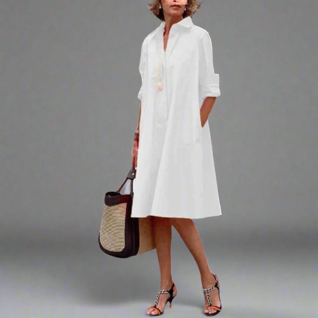 SANDRINE | COMFORTABLE AND ELEGANT POLO DRESS 3