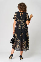 Meliora | Elegant Short Sleeve Dress 4