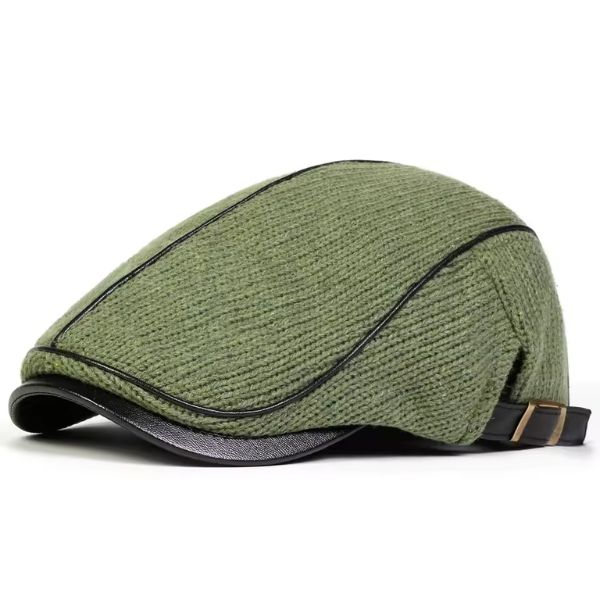 Nelson | Contrast Stitch Flat Cap 3