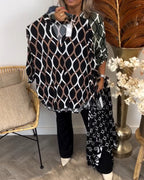 CHRISTABEL | CASUAL LONG-SLEEVE PATTERNED BLOUSE 10