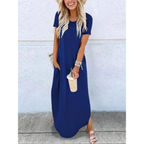 Lottie | Casual Summer Round Neck Maxi Dress 2