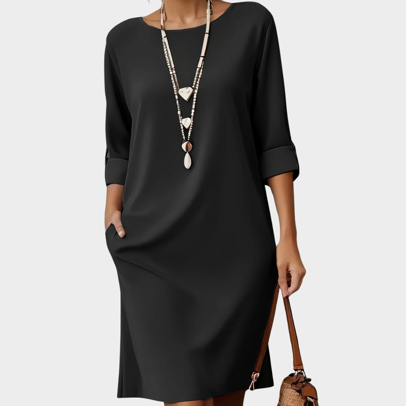 Beatrice | Comfortable Round Neck Dress 2