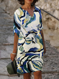 Rosaline | Elegant Printed Summer Dress 2