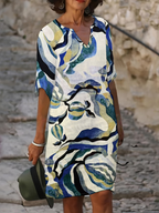 Rosaline | Elegant Printed Summer Dress 2