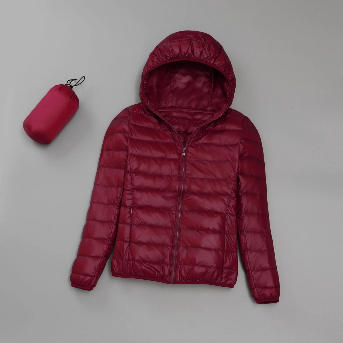 Women's Lightweight Hooded Puffer Jacket for Travel 2
