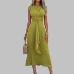 Dulcie | Elegant Sleeveless Round Neck Maxi Dress 8