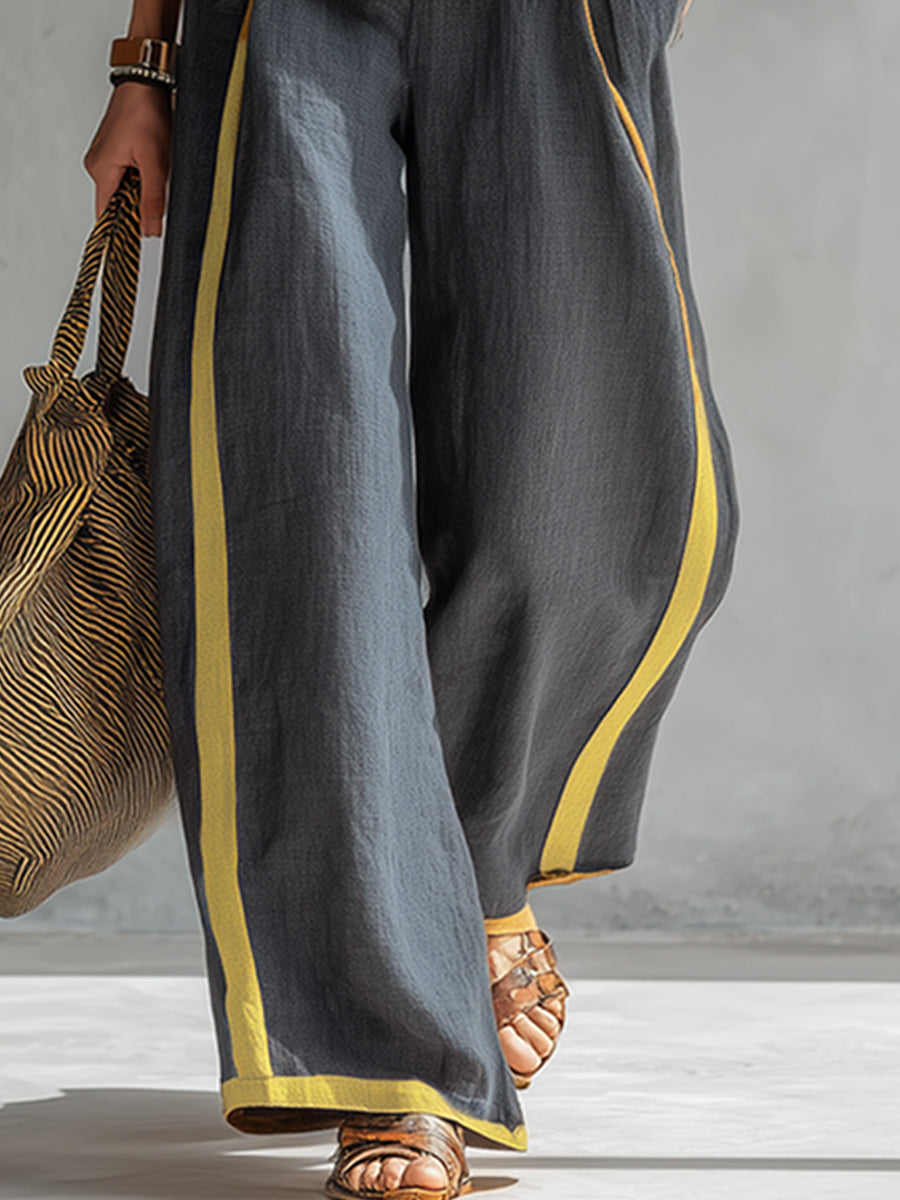 Ivy | Elegant Sleeveless and Wide Pant Set 4