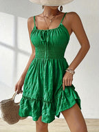 Nessa | Stylish Backless Ruched Mini Dress 4