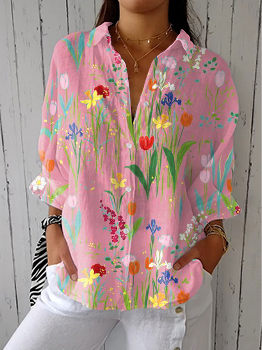Judith | Elegant Spring Garden Blouse 1