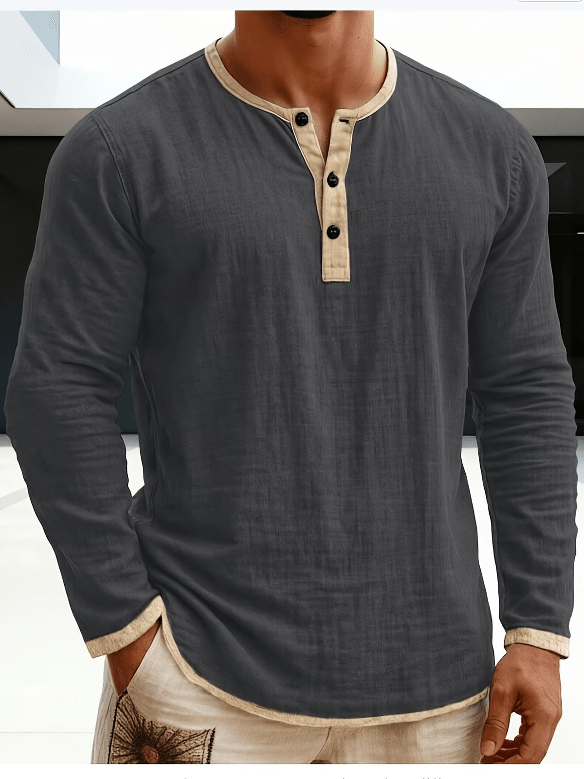 Colton | Casual Long Sleeve Button Summer Shirt 5