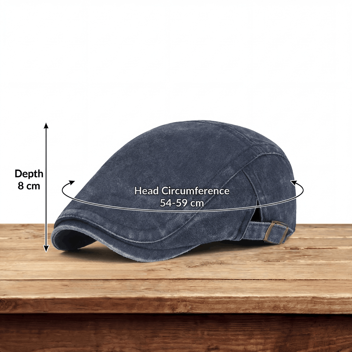 George | Classic Washed Flat Cap 3