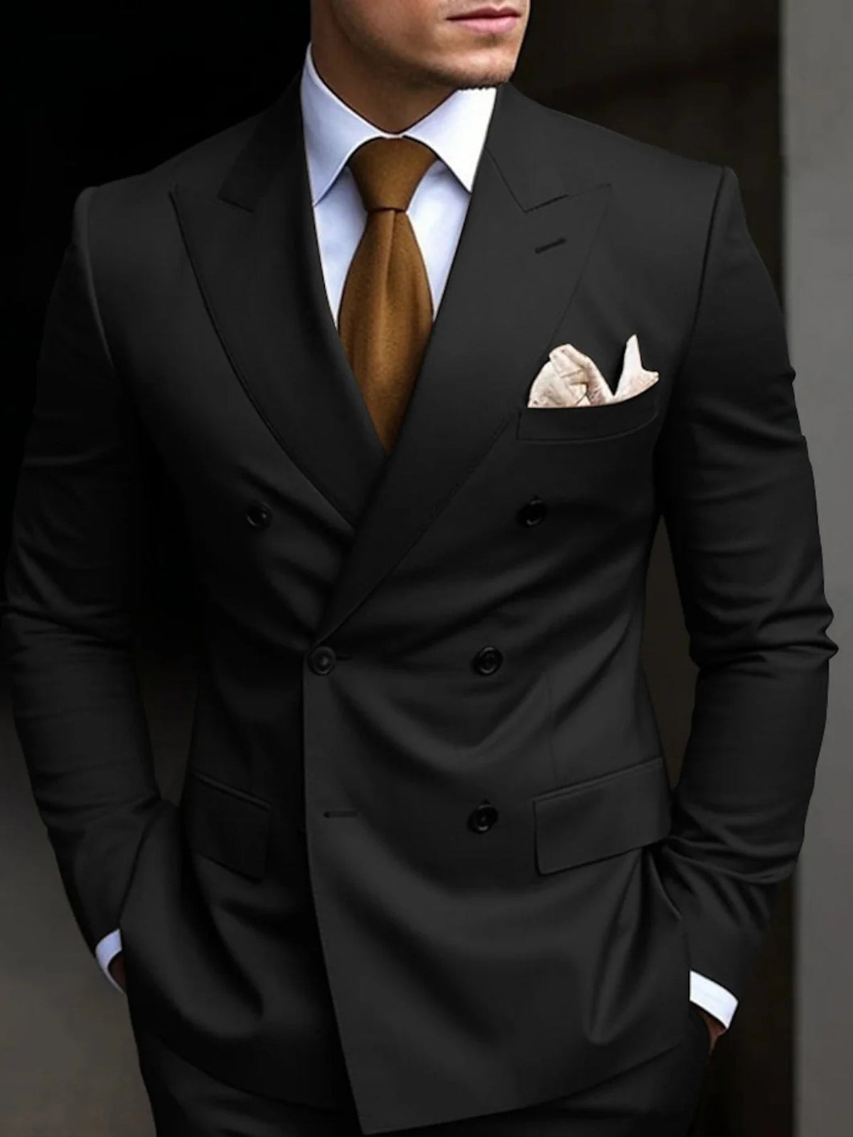 Hayden | Classic Tailored Fit Double Breasted 2 Pieces Suit 2