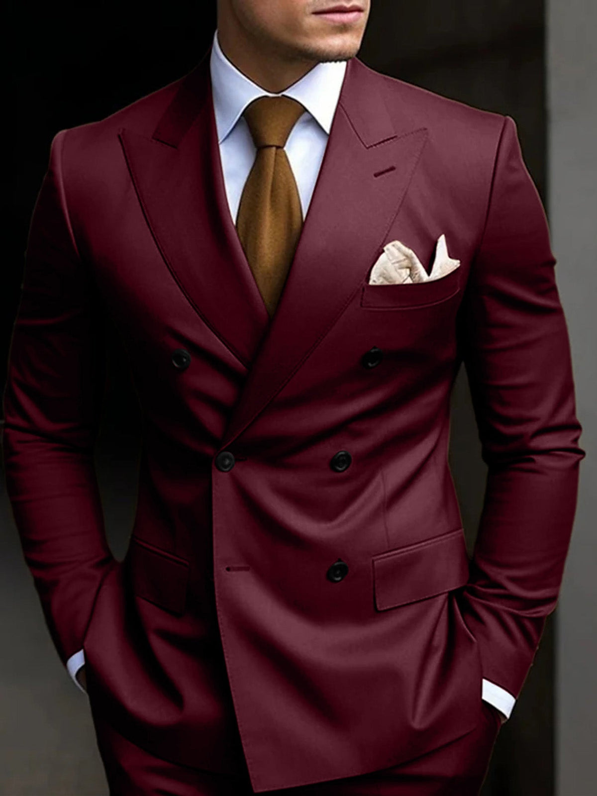 Hayden | Classic Tailored Fit Double Breasted 2 Pieces Suit 3