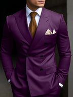 Hayden | Classic Tailored Fit Double Breasted 2 Pieces Suit 11