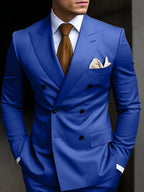 Hayden | Classic Tailored Fit Double Breasted 2 Pieces Suit 13