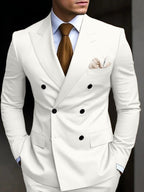 Hayden | Classic Tailored Fit Double Breasted 2 Pieces Suit 15