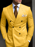 Hayden | Classic Tailored Fit Double Breasted 2 Pieces Suit 16