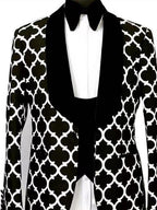Nathan | Stylish Checkered Single Breasted Suit 3