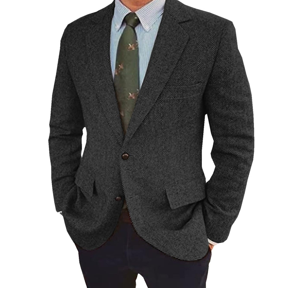 Stefan | Retro Single-Breasted Two-Buttons Jacket 3