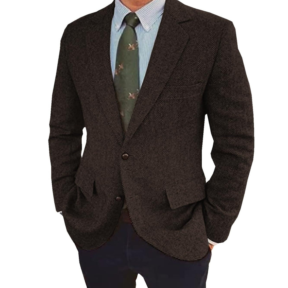 Stefan | Retro Single-Breasted Two-Buttons Jacket 6