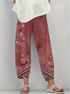 Amanda | Classic Vintage Floral Pants 5