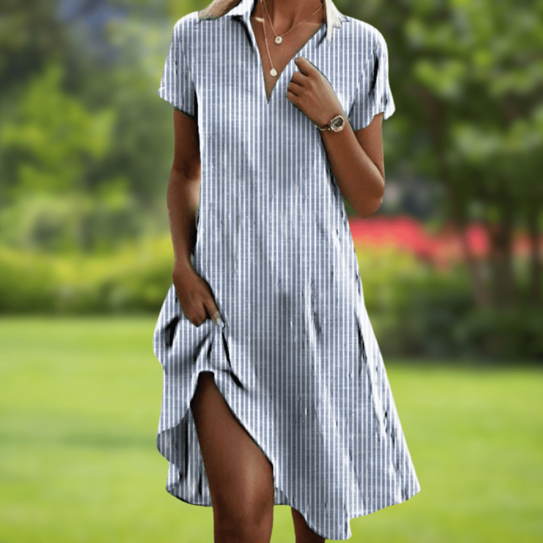 Galiana | Stylish V-Neck Elegant Dress 5