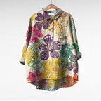 Amaya | Classic MultiColor Floral Blouse 5