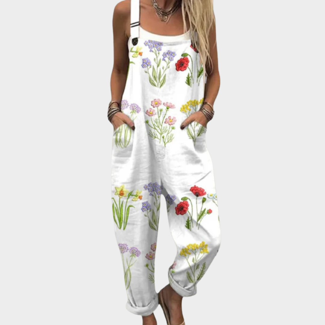 Selena | Comfortable Floral Printed Jumpsuit 1