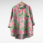 Amaya | Classic MultiColor Floral Blouse 7