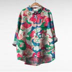 Amaya | Classic MultiColor Floral Blouse 8
