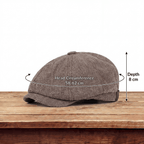 George | Classic Textured Flat Cap 3