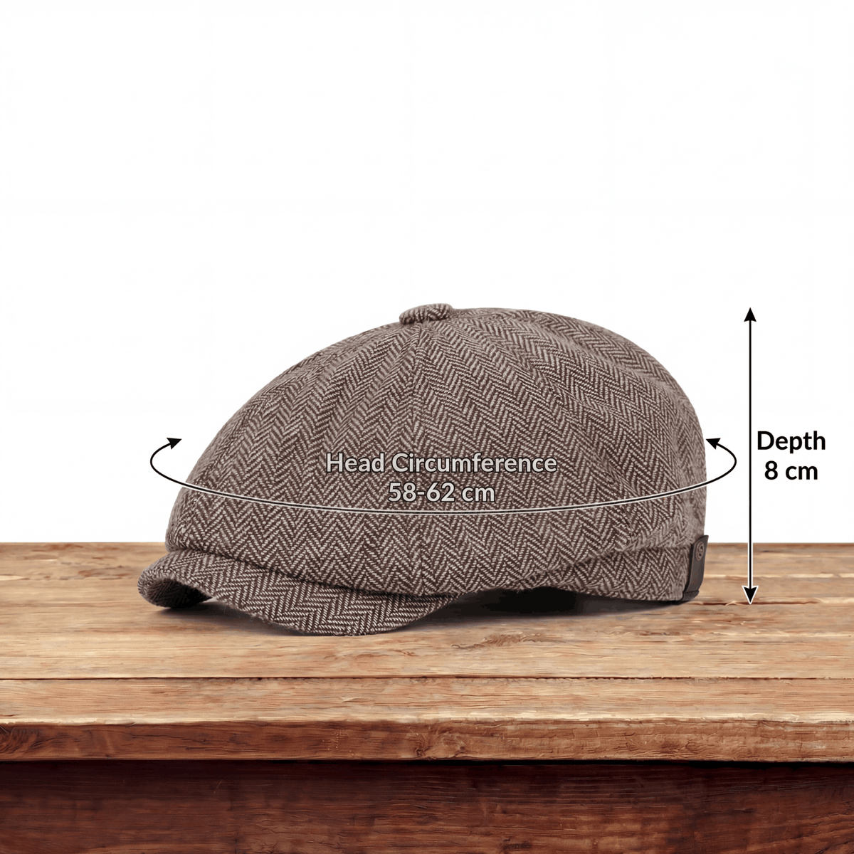 George | Classic Textured Flat Cap 3