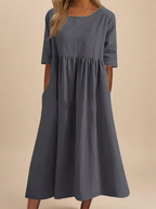 Meriella | Classic Mid Sleeve Dress 2
