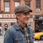 George | Classic Textured Flat Cap 2
