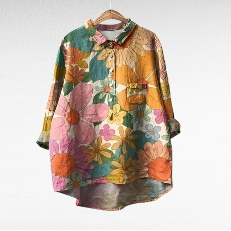 Alodie | Classic Floral MultiColor Blouse 1