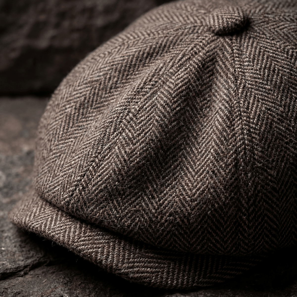George | Classic Textured Flat Cap 4