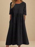 Aurelia | Classic Mid Sleeve Dress 4