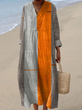 Victoria | Vintage Boho Geometry Art Dress 1