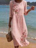 Eleanor | Relaxed Mid Sleeve Dress 1