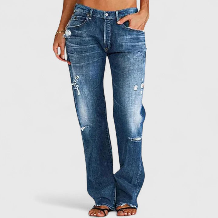 Grace | Elegant Wide-Leg Jeans 2