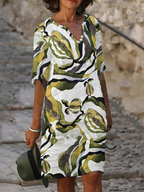 Rosaline | Elegant Printed Summer Dress 1