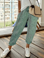 Darcie | Striped Wide-Leg Casual Pants 4