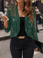 Raina | Stylish Glitter Sequin Cardigan Jacket 2