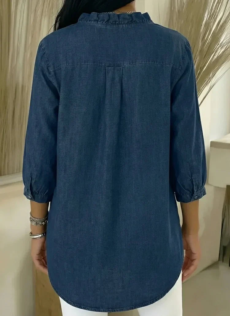 Lillian | Stylish Ruffle Mid Sleeve Blouse 8