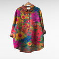 Aria | Classic Floral Colored Blouse 1