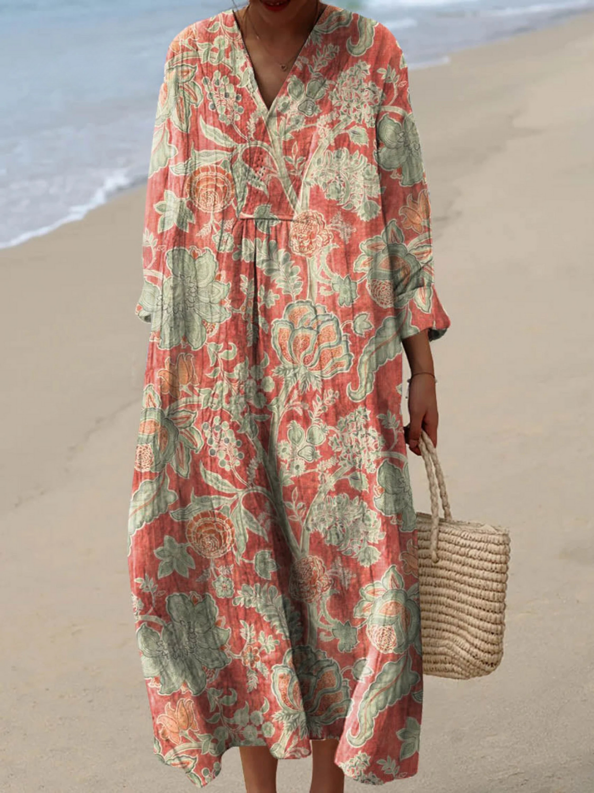 Anastasie | Vintage Floral Art Print Dress 1