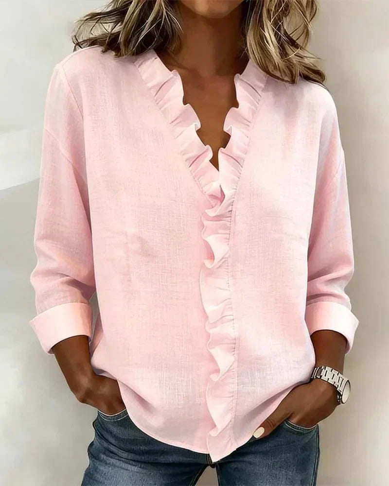 Matilda | Lightweight V-Neck Blouse 1