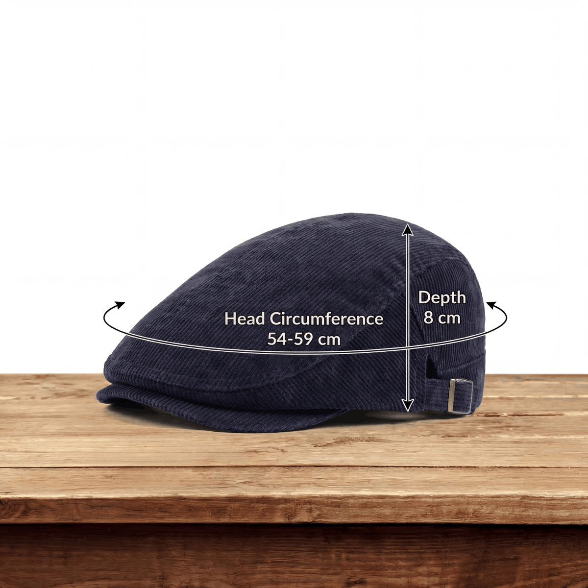 William | Classic Corduroy Flat Cap 3