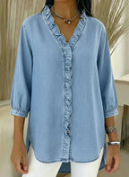 Lillian | Stylish Ruffle Mid Sleeve Blouse 2